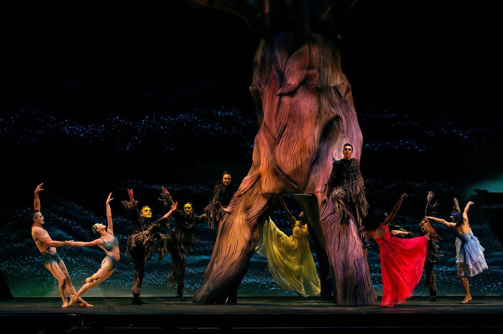 Scalada - Mater Natura by Cirque du Soleil 2014: Dansa i coreografia