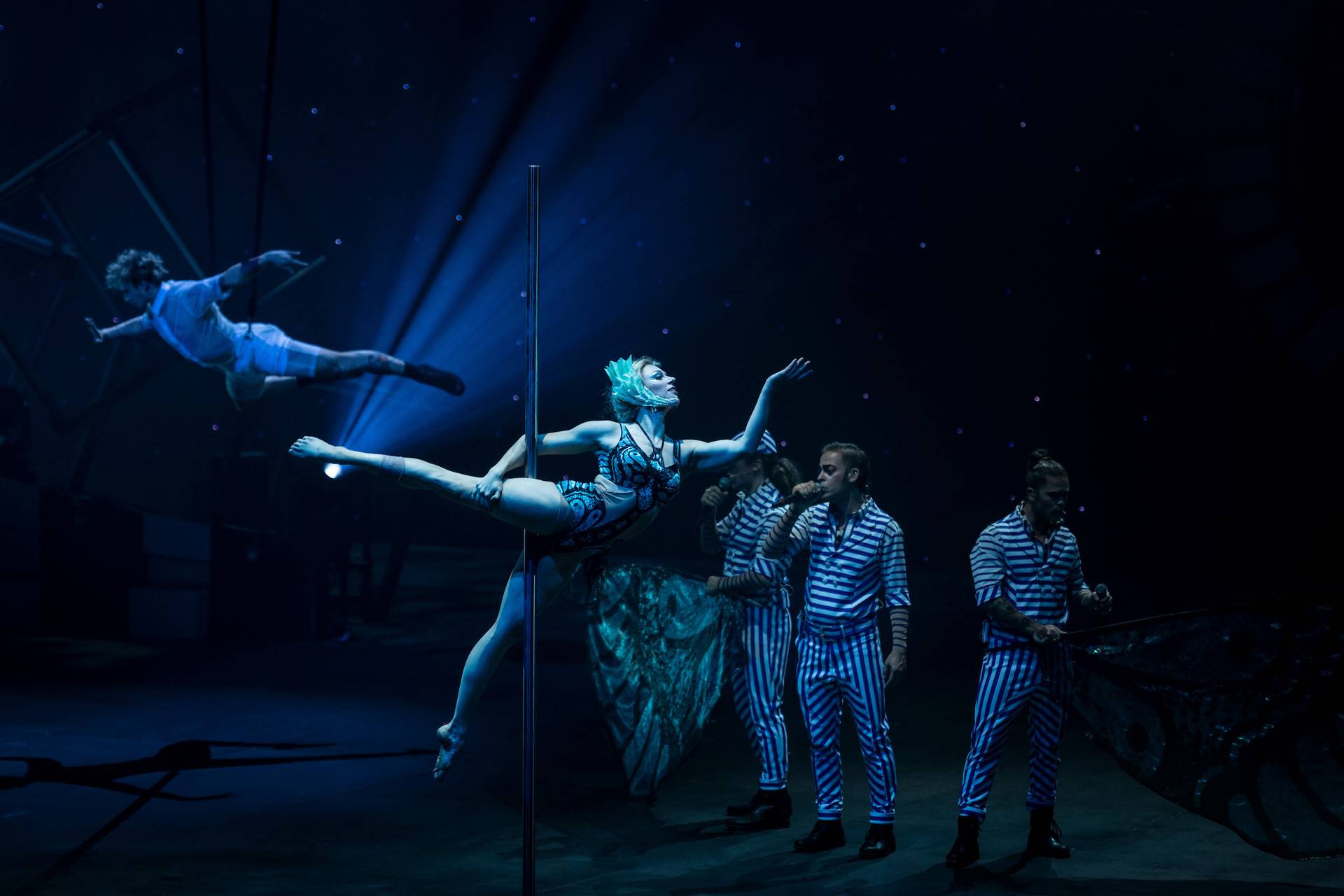 Rebel by Cirque du Soleil 2019 : artiste provoquant de l’émotion sur scène 
